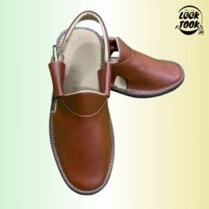 Jeans Brown Chappal - Double Sloe Handmade