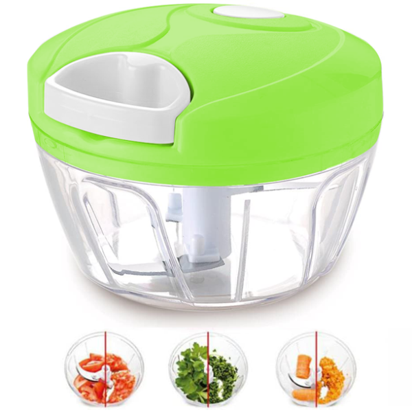 Speedy Chopper Manual Food Chopper For Vegetable Fruits Nuts - Kitchen Gadget
