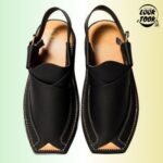 ZALMI Peshawari Chappal - Handmade Black